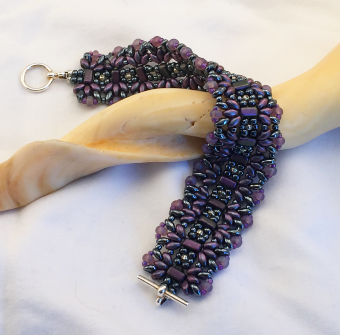 Purple Starburst Bracelet (SOLD)