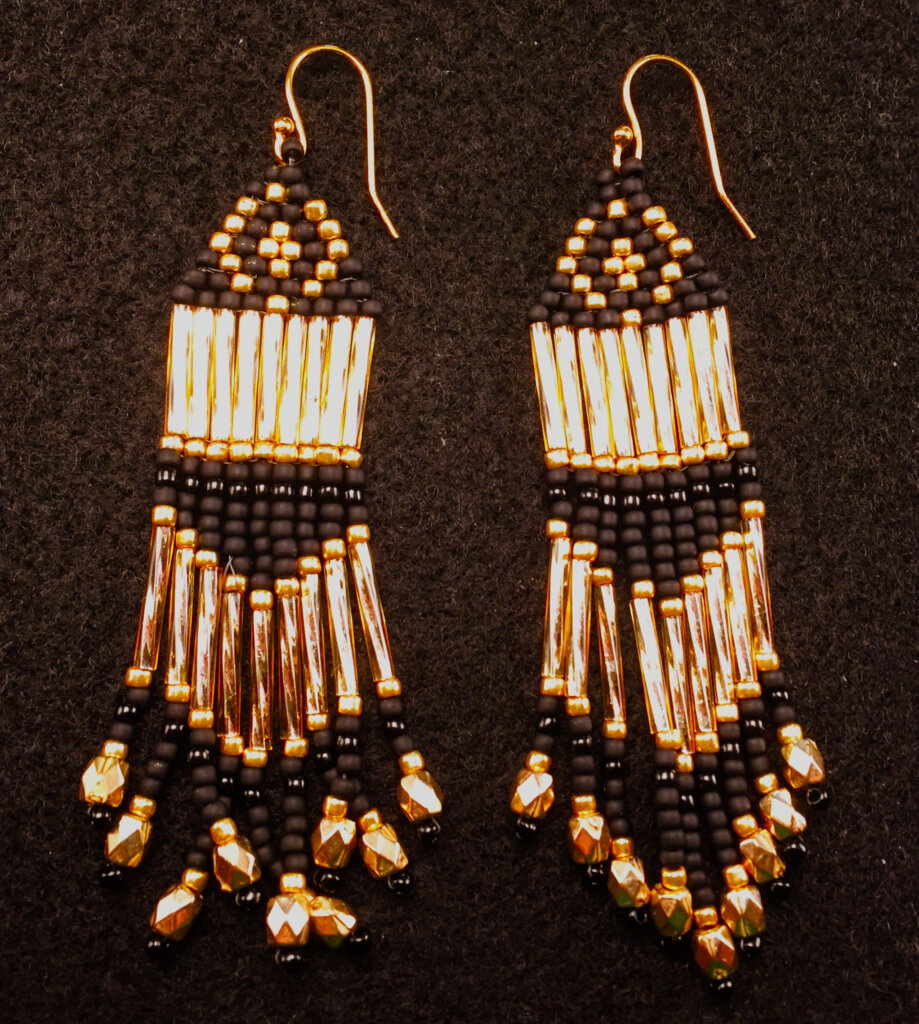 Black and Gold Fringe