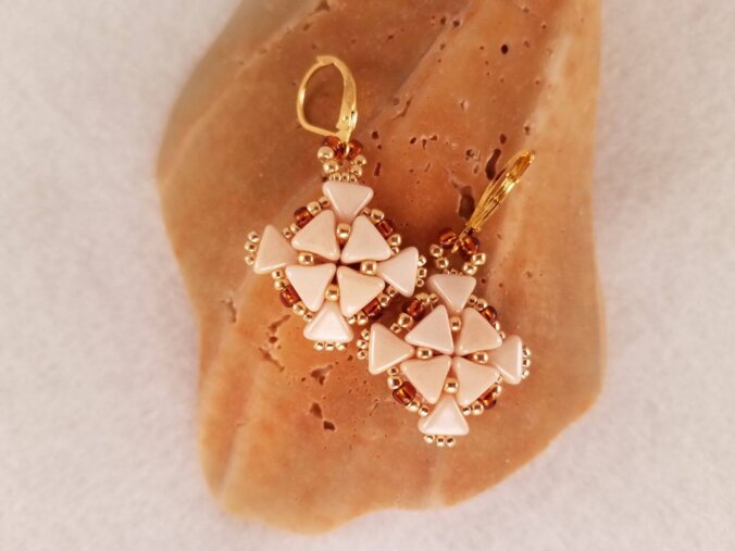 Ivory Compass Earrings