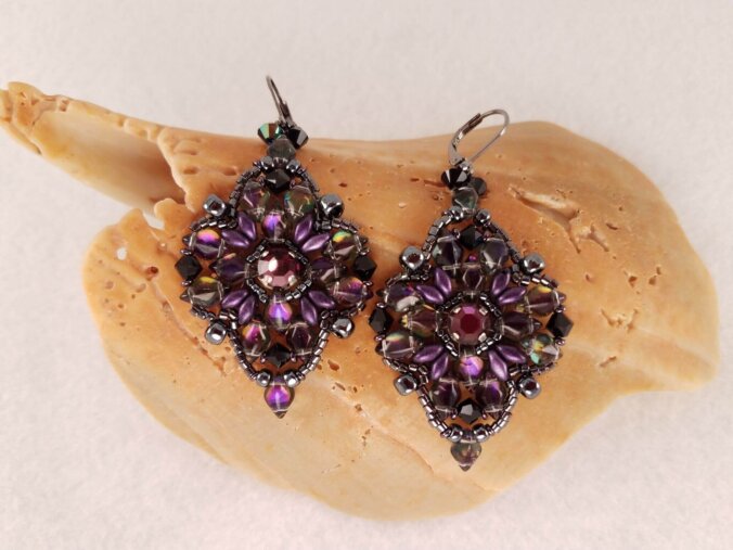 Purple Empress Earrings