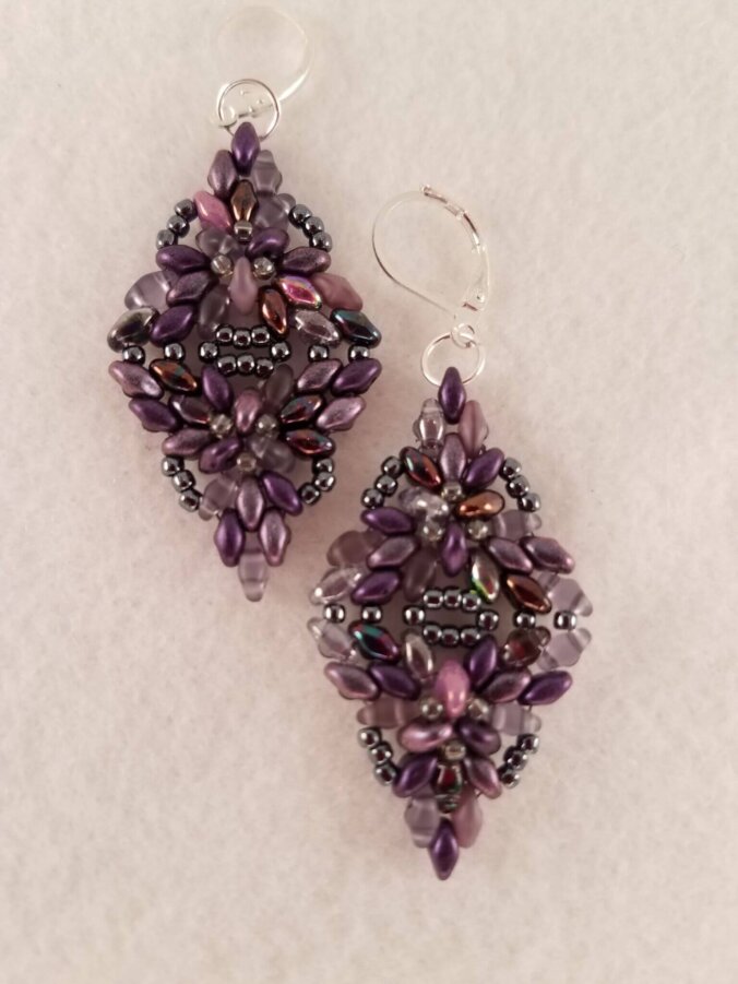 Variegated Purple Egyption Triangles