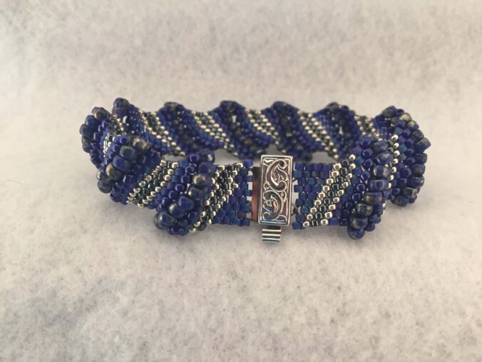 Cobalt Waves Bracelet