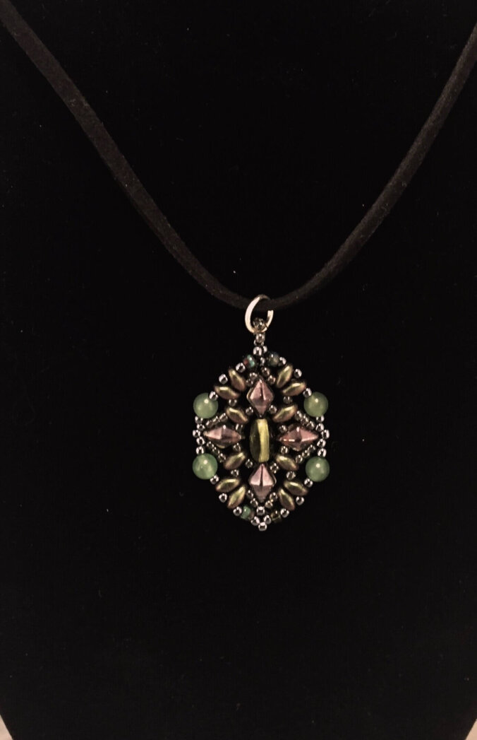 Jade Mandala Pendant