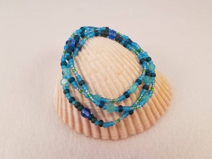 Bahama Blue Elastic Band Wrap