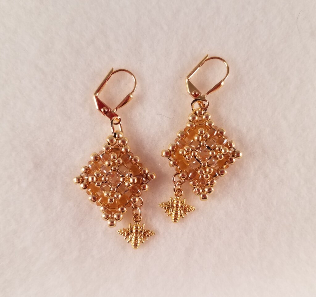 Honey Comb Earrings