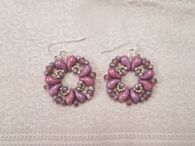 Viola Pansey Earrings