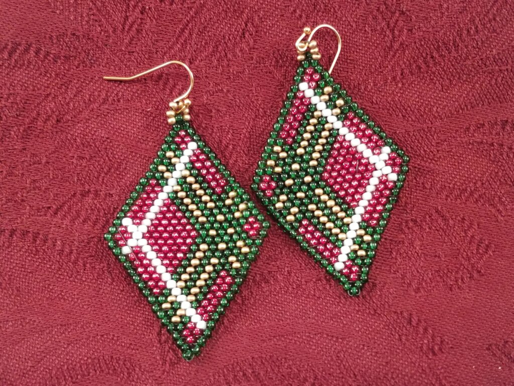 Christmas Plaid Earrings