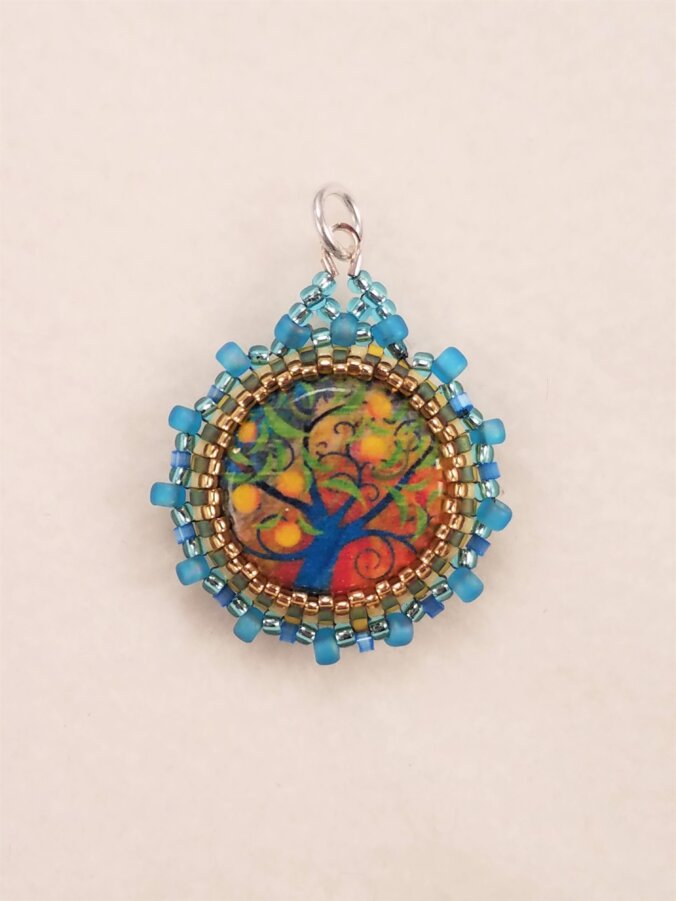 Tree of Life Pendant (Blue)