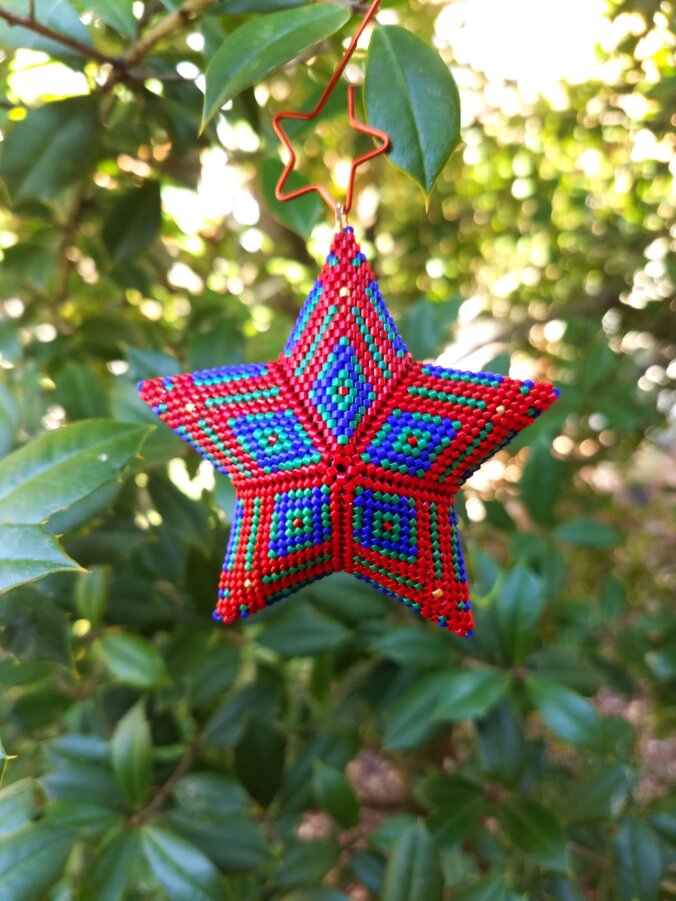 Christmas Tartan Star