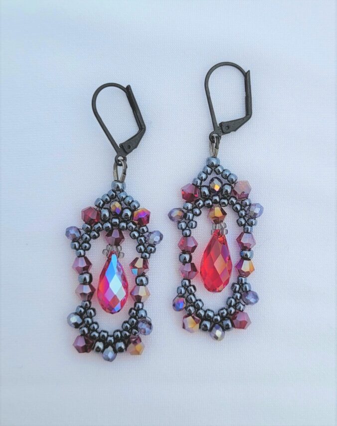 Vampire's Mirror Earrings