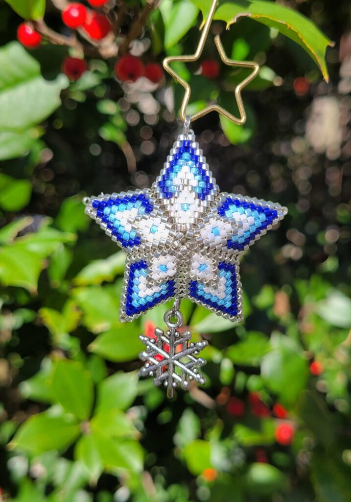 Nordic Snowflake Charm Star 