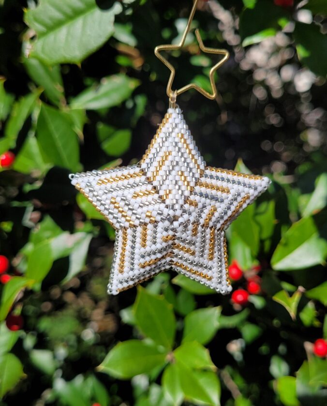 "Star in a Star" Star (White)