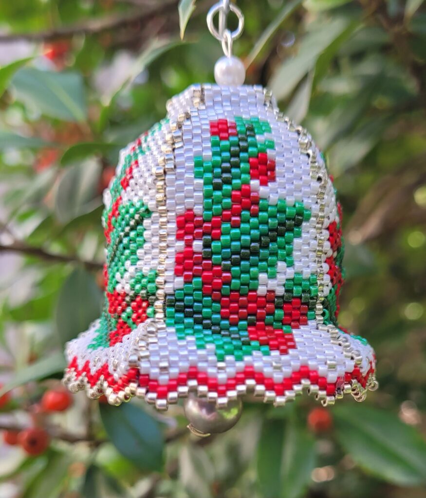 Holly Bell Ornament