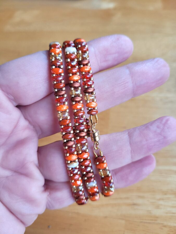 Bright Ochre Wrap Bracelet